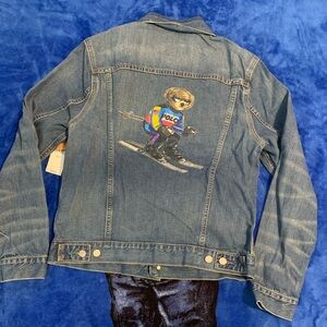 Polo Ralph Lauren ski bear Denim women’s medium jacket